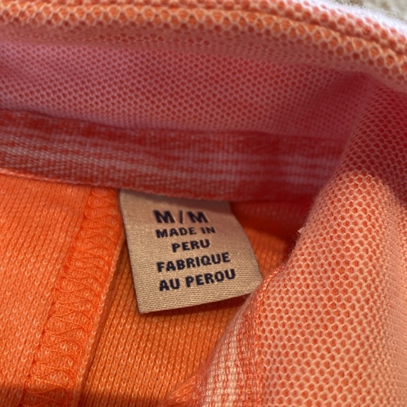 Tommy Bahama Quarter Zip L/S Cotton Lightweight Pullover Sweatshirt Top Pink M - Picture 7 of 10